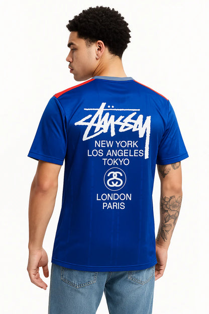 STÜSSY X “ITALY” JERSEY - BLUE